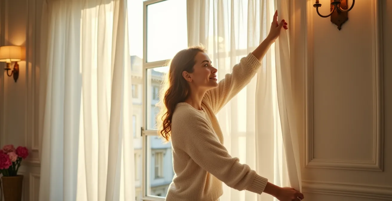 Appartement haussmannien baigné de lumière avec décoration scandinave