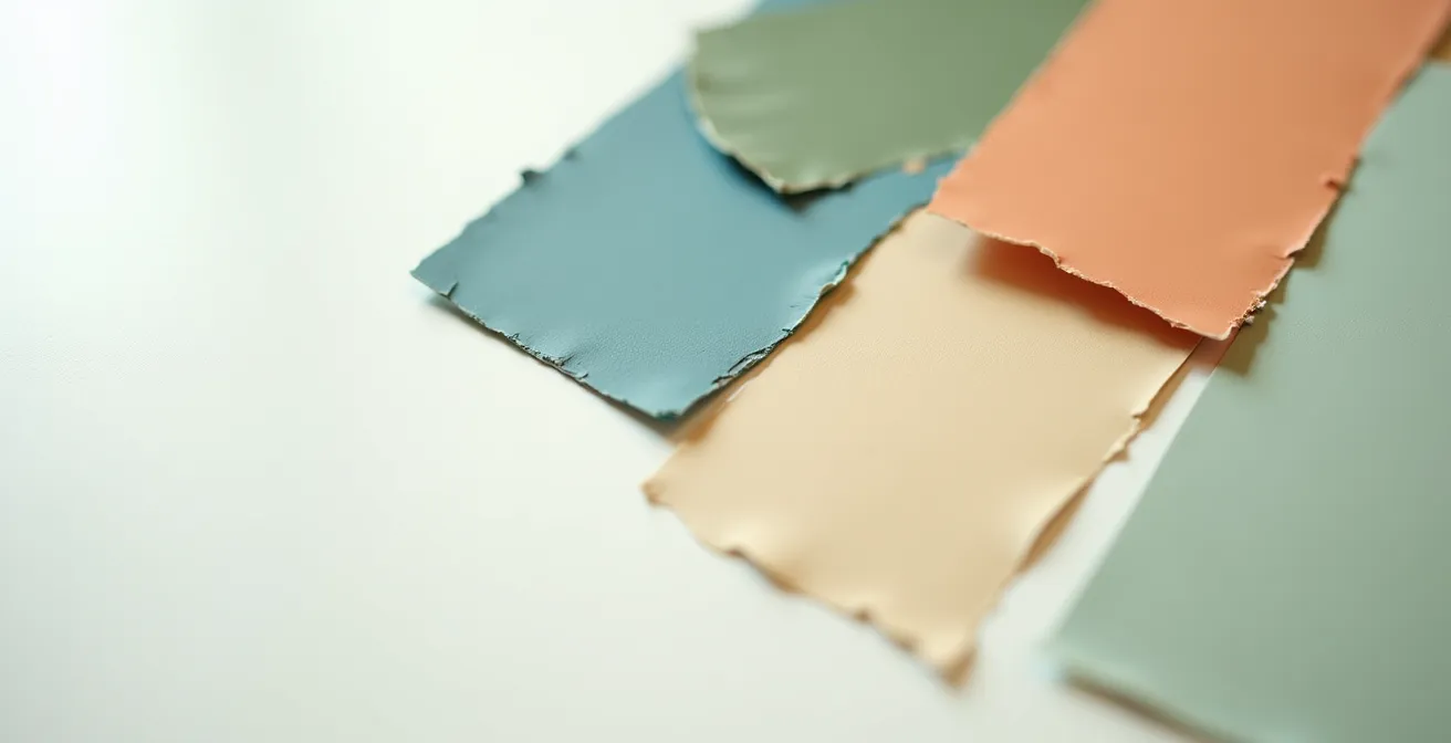 Nuancier de couleurs apaisantes et naturelles pour chambre d'enfant